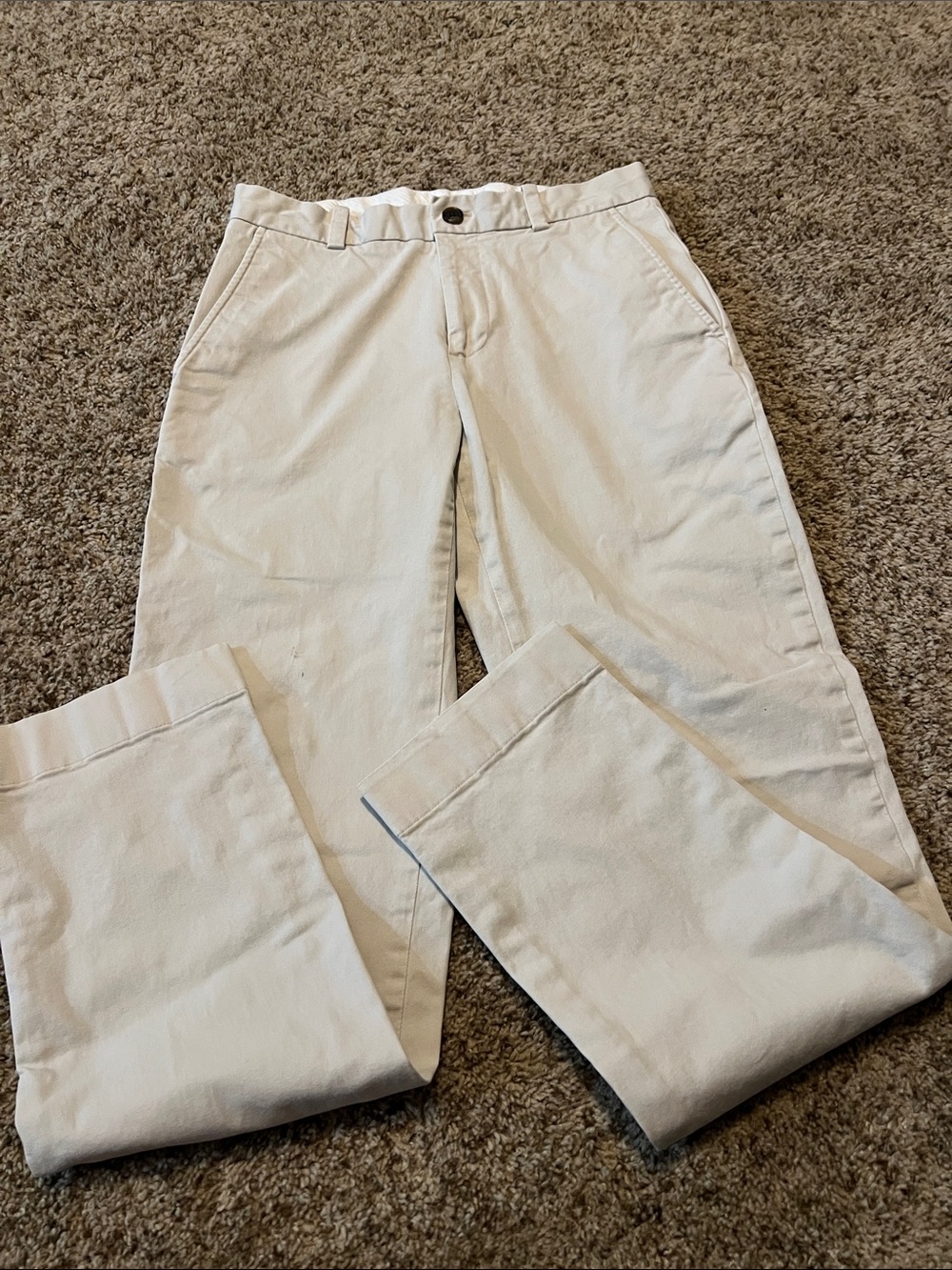 Men's Classic Straight Chino Khaki Pants